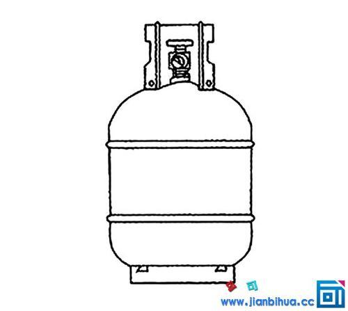 燃气简笔画大全图片（液化气简笔画）(2)