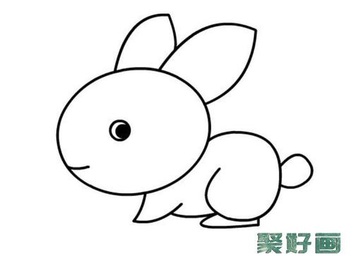 简笔画的小兔怎么画（简笔画平面小兔子怎么画）(9)