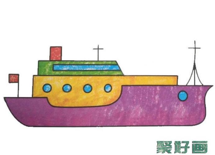 船的简笔画图片（船的简笔画怎么画）(2)