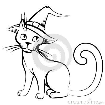 把猫化成动漫形象的简笔画（猫图片卡通简笔画）(1)