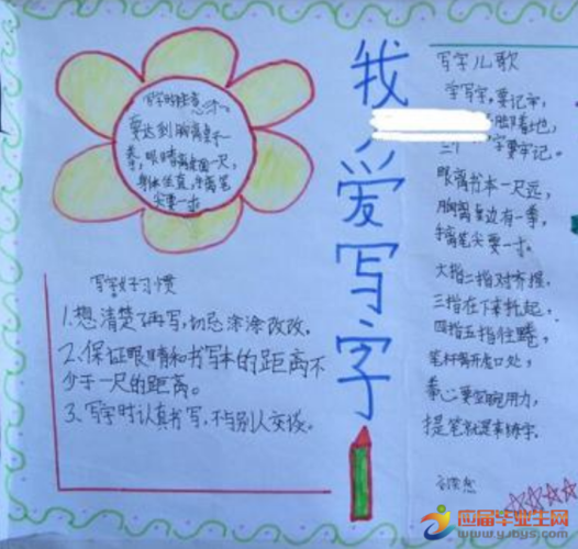 推荐小学生写字手抄报（小学生阅读手抄报漂亮）