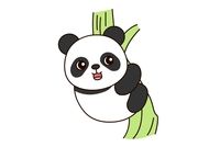 爬树的熊猫简笔画（100个熊猫的简笔画）