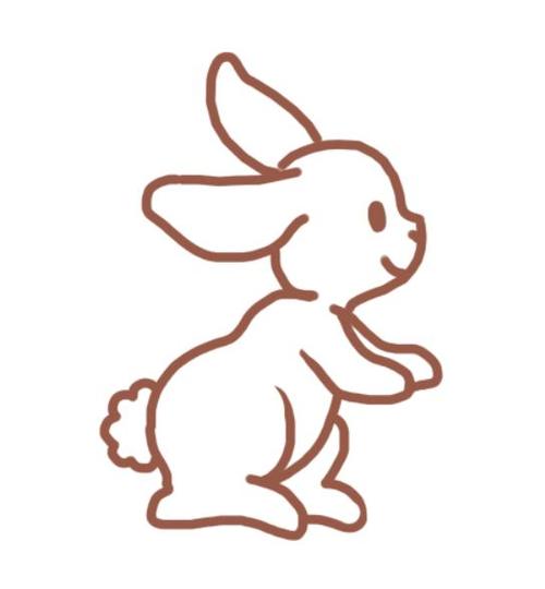 简笔画图可爱的小兔子