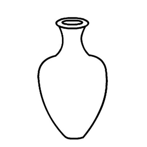 花瓶装饰画幼儿简笔画（幼儿园花瓶图片大全简笔画）(6)