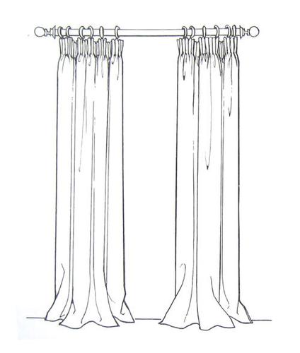 简笔画大全窗帘（窗帘的简笔画大全）(6)