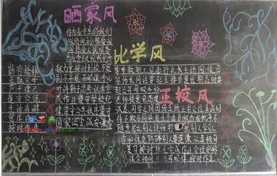 班风学风手抄报（关于班风学风手抄报内容）(1)