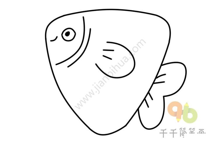 红岭鱼的简笔画（虎皮鱼的简笔画）(8)