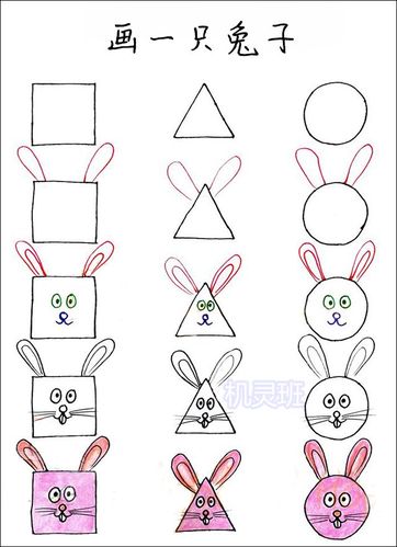 儿童几何图形简笔画（儿童几何简笔画）(7)