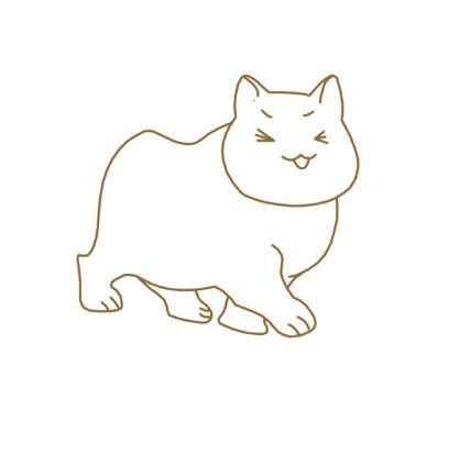 网络简笔画猫猫头像（画的猫猫头像）(8)