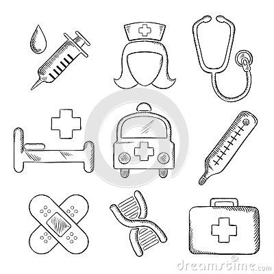 医用物品简笔画（医疗用品简笔画图片大全）(5)