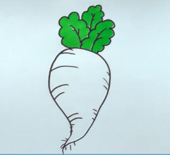 白萝卜制作的美食简笔画（南瓜做成的美食简笔画）(3)