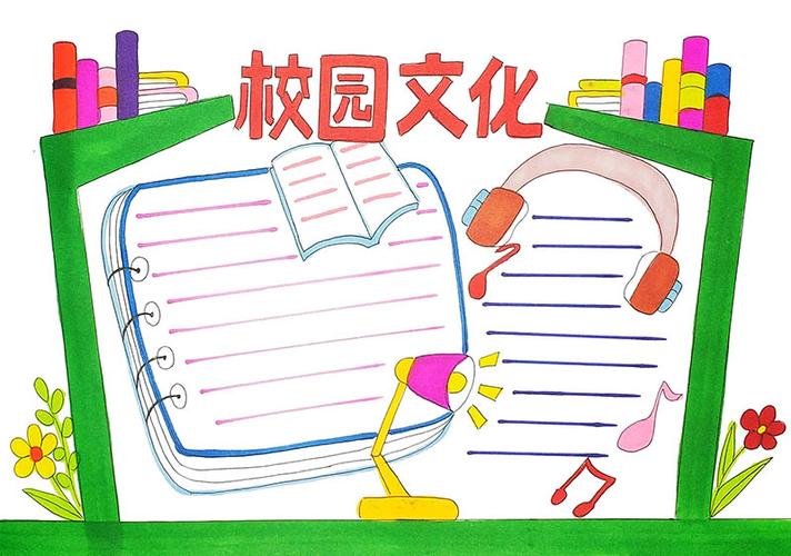 手抄报(学校文化（学校手抄报大全图片）(3)