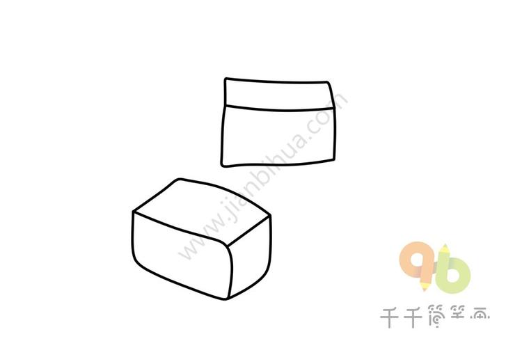 豆腐的简笔画图片大全（豆图片简笔画）(4)