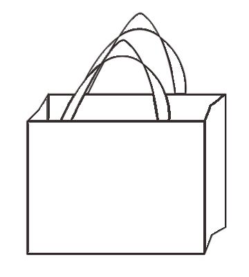 透明环保袋简笔画（手绘环保袋图片大全）(1)