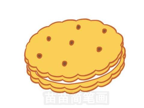 鸡形状饼干简笔画（小动物鸡简笔画）(3)