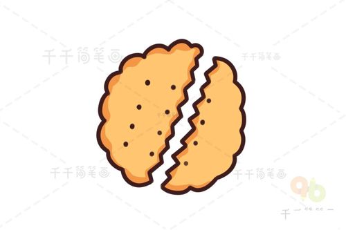 鸡形状饼干简笔画（小动物鸡简笔画）(7)