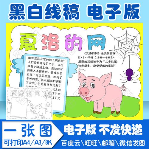 搜索夏洛的网读书报手抄报字（夏洛的网手抄报内容电子版）(2)