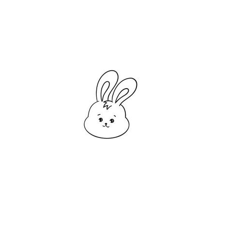 兔子简笔画小学生怎么画（兔子如何画简笔画）(10)