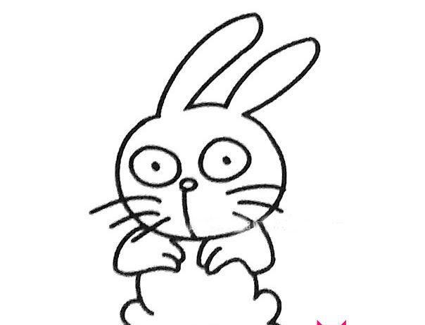 兔子人物图片简笔画（高清简笔画兔子照片）(2)