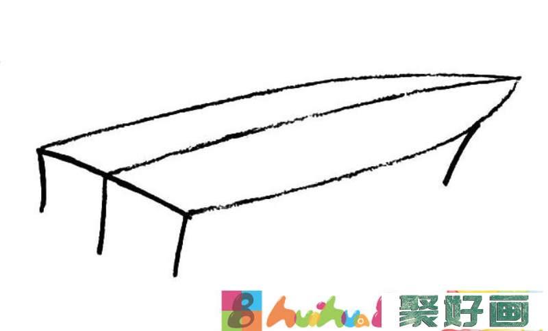 清洁快艇简笔画（保洁车简笔画）(6)