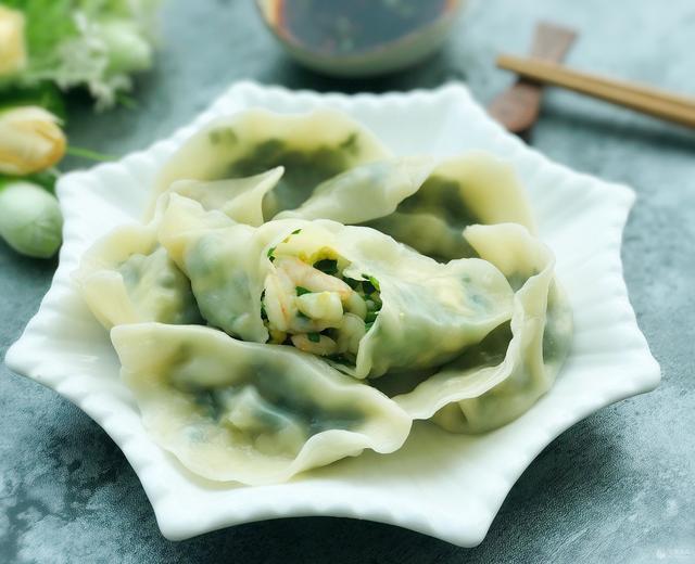 韭菜鸡蛋虾仁饺子（鸡蛋韭菜虾仁饺子）(1)