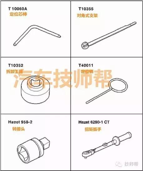 迈腾正时链条对点图片（技术资料丨大众迈腾1.8T凸轮轴正时链条安装）(2)