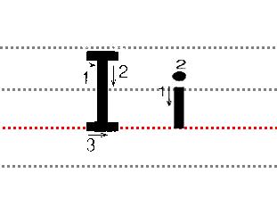 26个大写字母怎么读（26个大小写字母儿歌及规范的书写方法）(9)