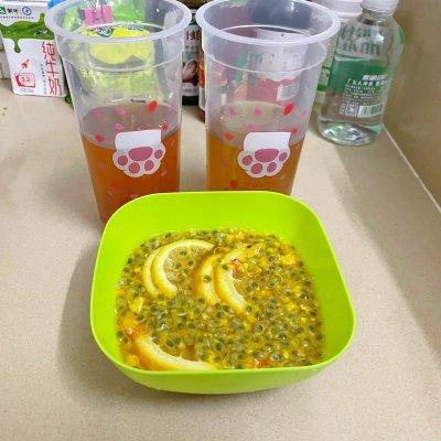 百香果柠檬蜂蜜水（夏日开胃餐百香果柠檬蜂蜜茶）(4)