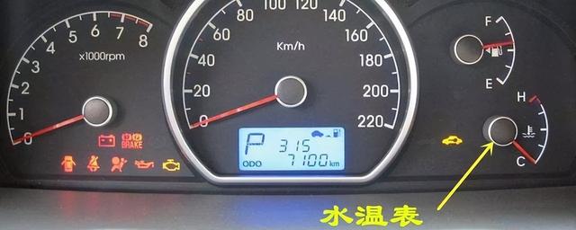 正常的汽车水温表图片（汽车正常行驶时水温表多少度正常）(1)