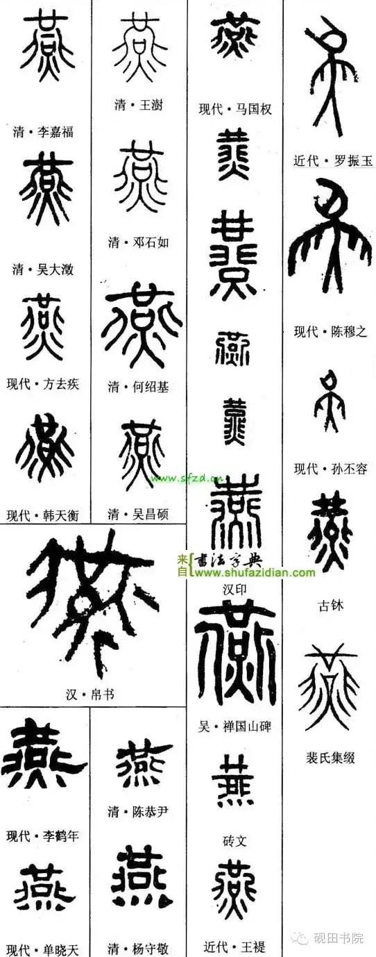 燕的笔顺笔画顺序（每日一字燕632）(21)