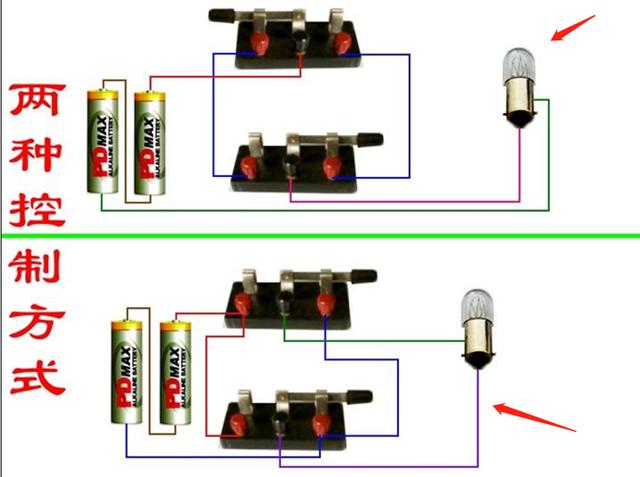 双开双控开关接线图（老电工熬夜整理电工基本电路接线图大全）(2)