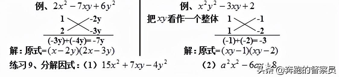 初中数学因式分解常用七大解题方法(14)