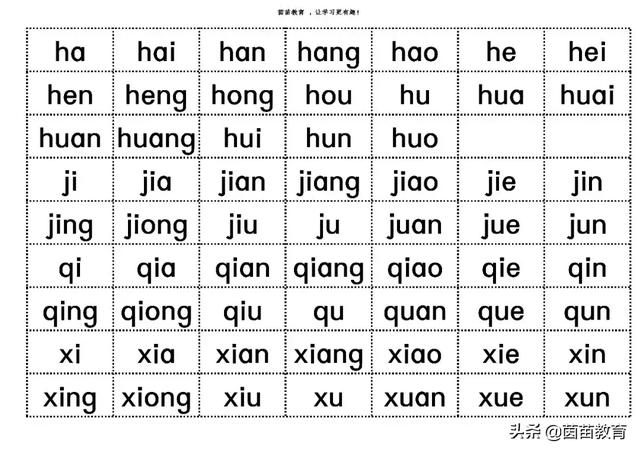 yuan怎么拼读（汉语拼音重难点一年级家长来看看）(6)