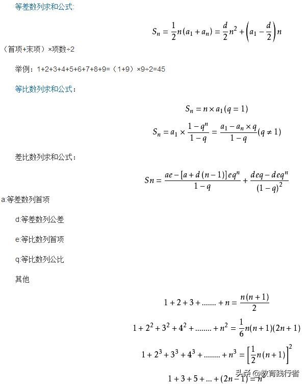 等差数列求和公式推导（等差数列求和公式）(2)