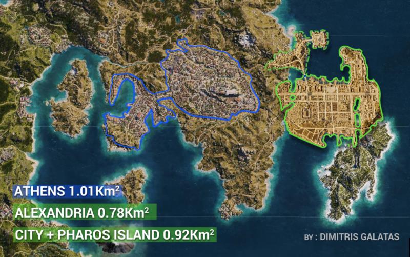 刺客信条奥德赛地图多大（刺客信条奥德赛新手建议）(2)