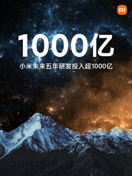 小米未来5年研发投入提高到1000亿（宣布更新研发计划）(1)