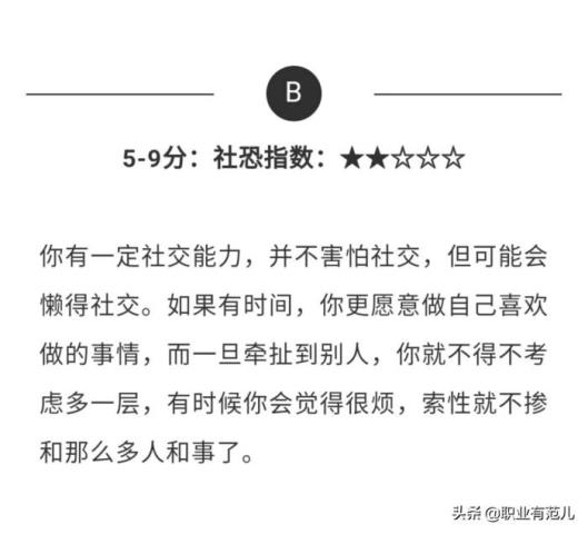 社交恐惧症测试题（测测你有社交恐惧吗）(5)