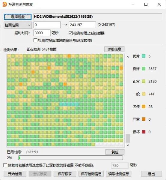 测试硬盘的软件（硬盘寿命检测工具使用方法）(5)