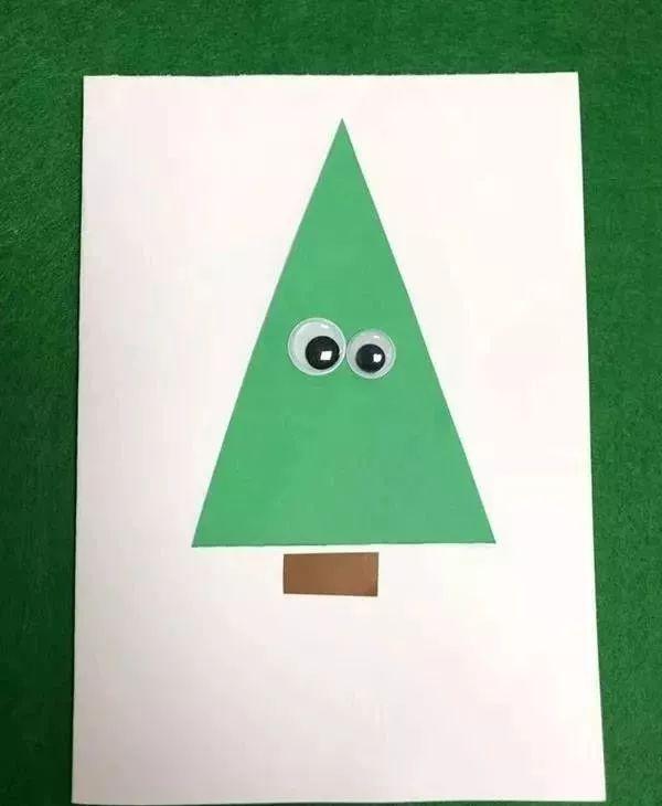 15款创意手工圣诞树，材料简单，造型多样，带着宝宝们学起(17)