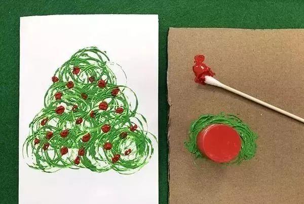15款创意手工圣诞树，材料简单，造型多样，带着宝宝们学起(27)