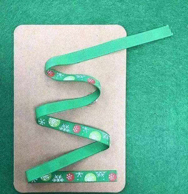 15款创意手工圣诞树，材料简单，造型多样，带着宝宝们学起(39)