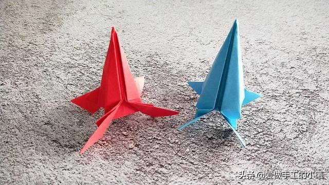 简单火箭折纸制作（儿童趣味手工火箭折纸教程）
