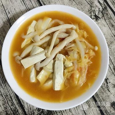 内酯豆腐白菜西红柿汤（西红柿白菜豆腐汤）(14)