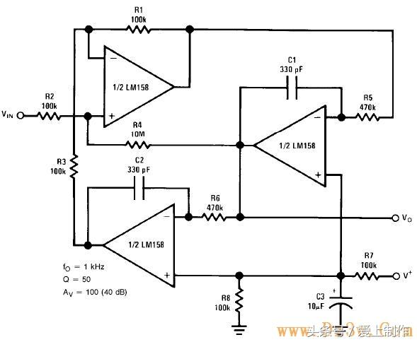 lm358简单应用电路图（LM358典型应用电路原理图）(4)
