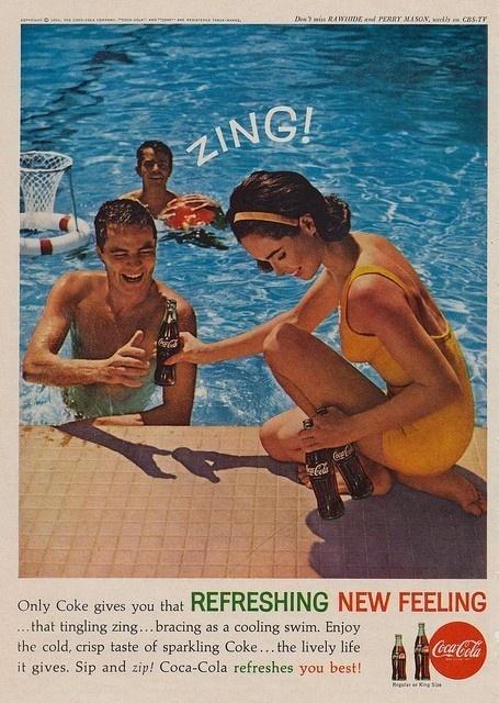 绝对经典的可口可乐广告（一起来看60年代幸福甜蜜的可口可乐的广告）(4)