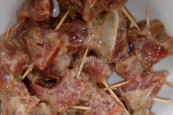 猪肉版牙签肉窍门（牙签肉猪肉）(5)