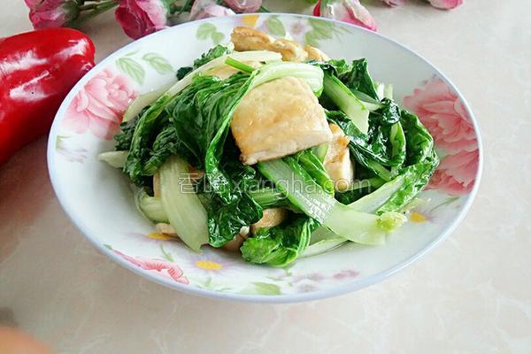 菠菜炒豆腐（青菜炒豆腐）(1)