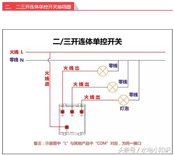 电工双联双控开关电源（电工必备-单双控）(2)