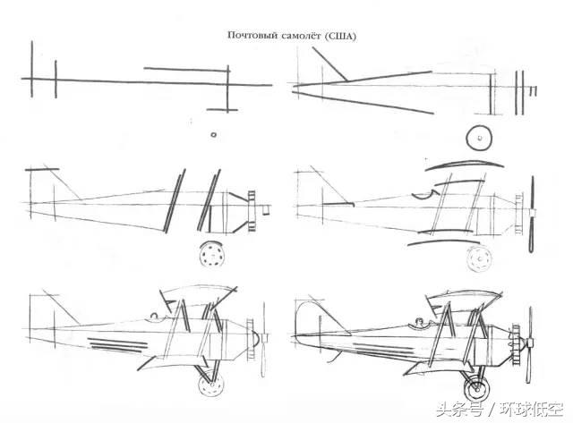 飞机的正确画法教程（飞机各式画法教程）(15)