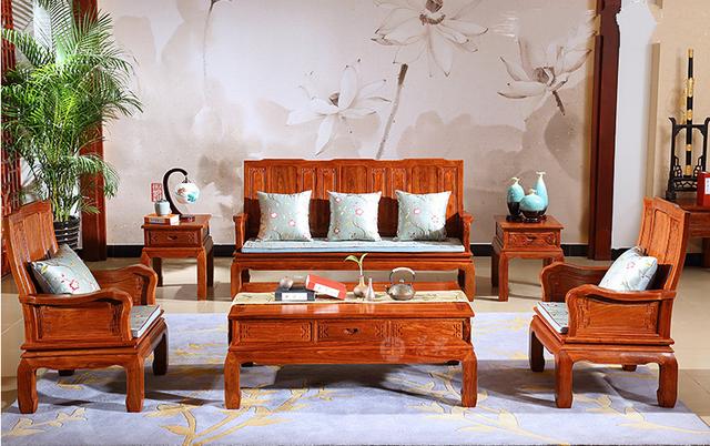 红木沙发有哪些款式（你家还在用传统的沙发）(2)